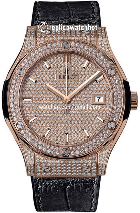 Hublot Classic Fusion 45, 42, 38, 33 mm Mens watch Unisex Automatic Rose gold 542.OX.9010.LR.1704 2