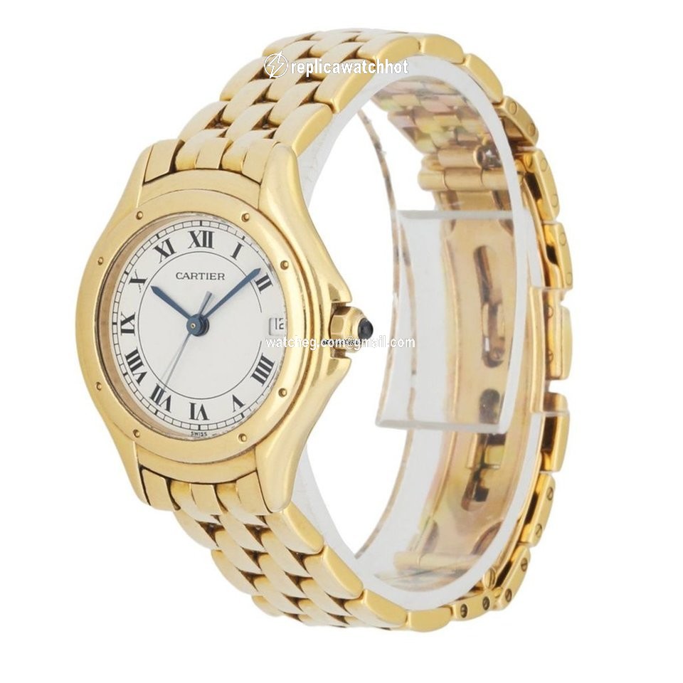 Cartier Cougar Womens watch Quartz Yellow gold 887906 2