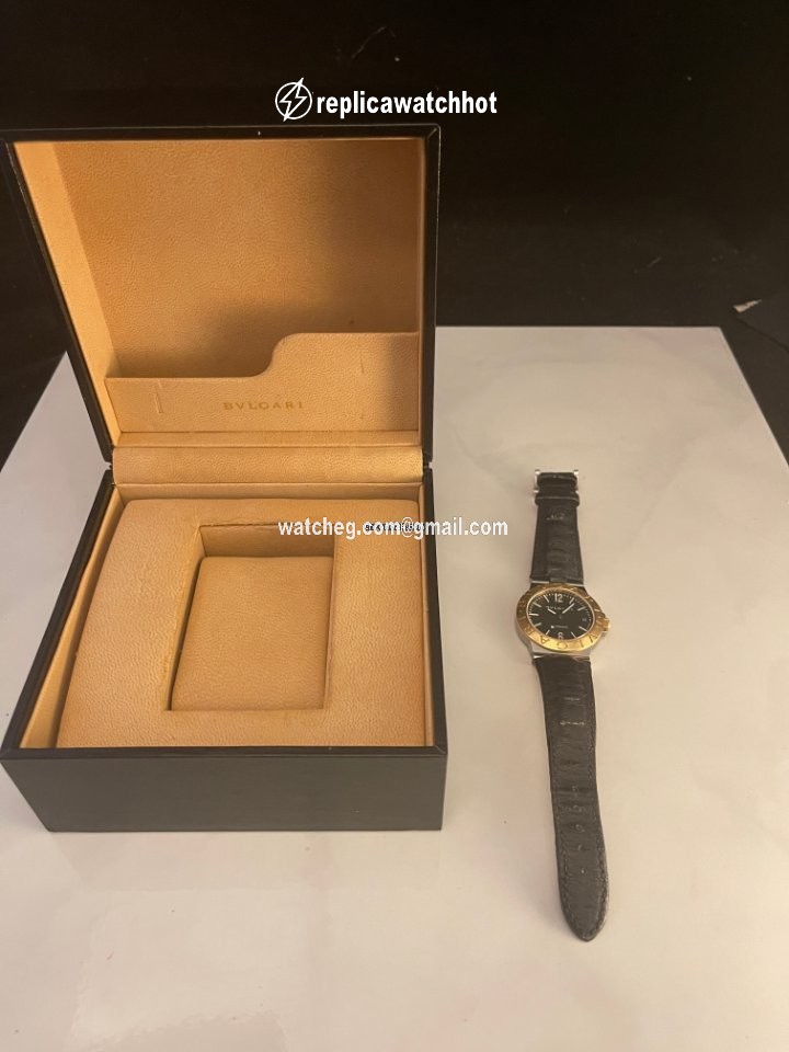 Bulgari Diagono Mens watch Unisex Automatic Gold Steel LC35SG 2