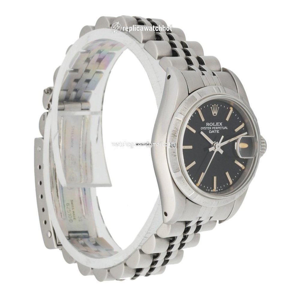 Rolex Oyster Perpetual Lady Date Womens watch Steel Automatic 69190 2