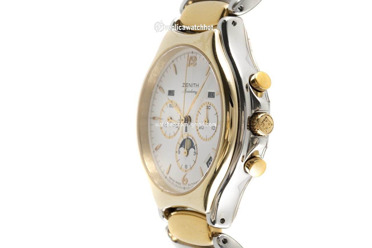 Zenith Academy Mens watch Unisex Automatic Gold Steel 59.6000.410 2