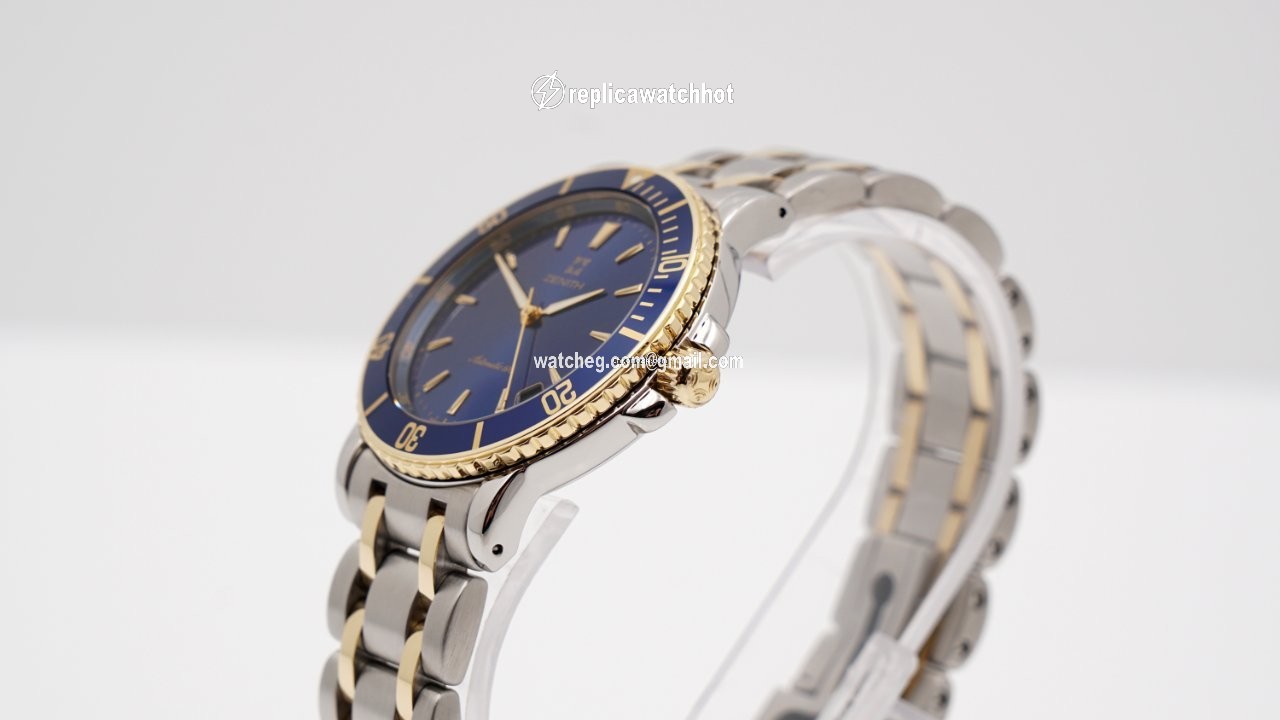 Zenith Mens watch Unisex Automatic Gold Steel 15 53-0470-670 2