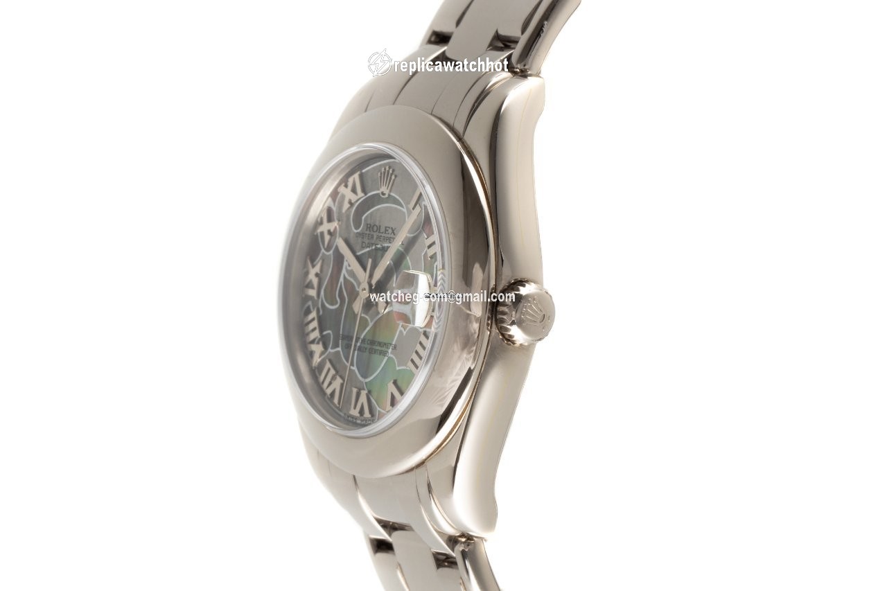 Rolex Lady-Datejust Pearlmaster Womens watch White gold Automatic 81209 2