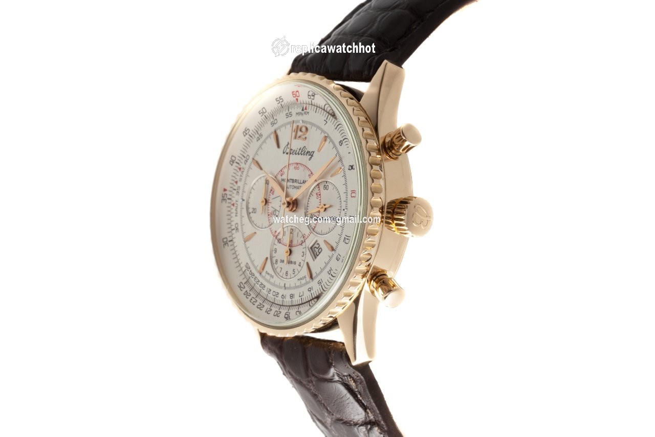 Breitling Montbrillant Mens watch Unisex Automatic Yellow gold H41330 2