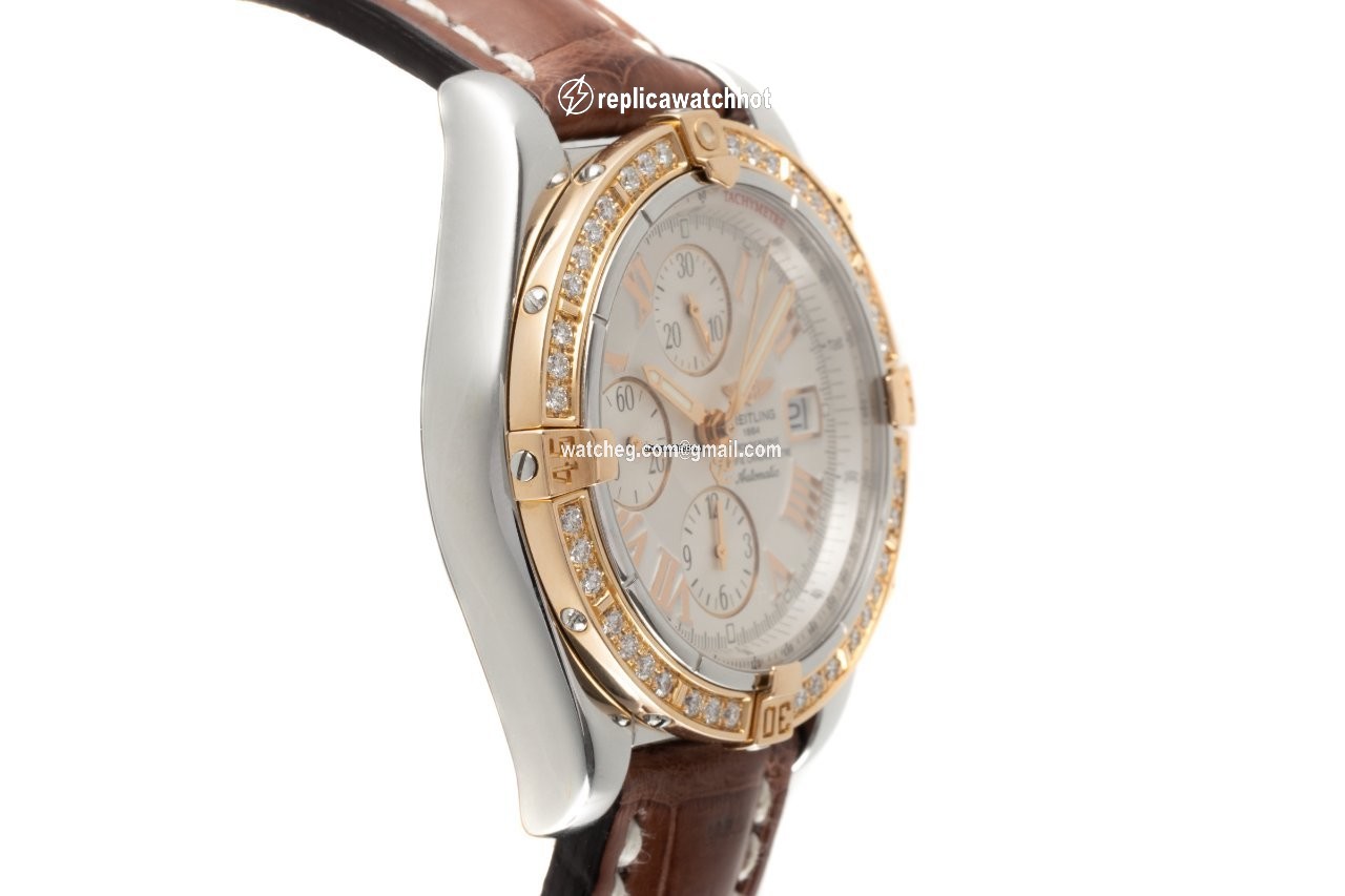 Breitling Chronomat Evolution Mens watch Unisex Automatic Gold Steel C13356 2