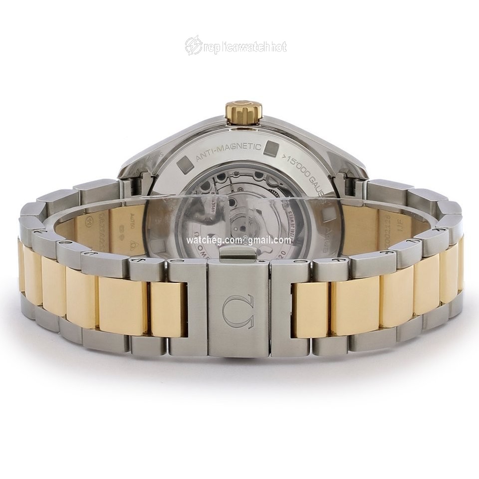 Omega Seamaster Aqua Terra Womens watch Automatic Gold Steel 231.25.34.20.55.006 2