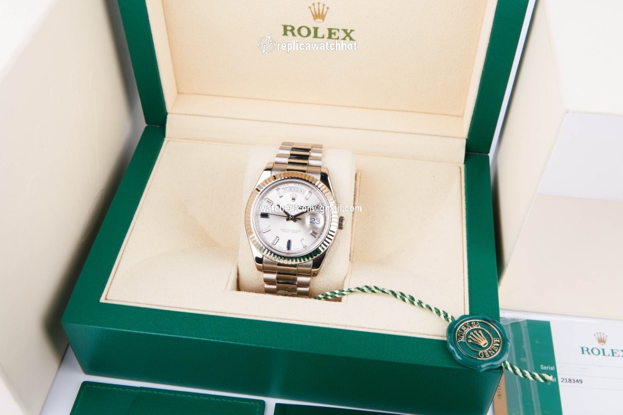 Rolex Day-Date II Mens watch Unisex White gold Automatic 218349 2