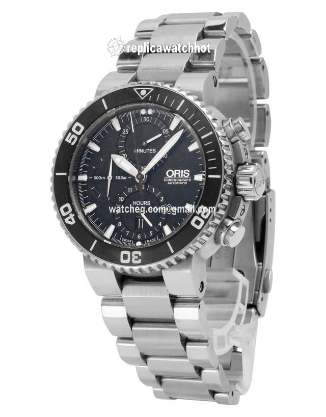 Oris Aquis Chronograph Mens watch Unisex Automatic Steel 01 774 7655 4154-07 8 26 01PEB 2