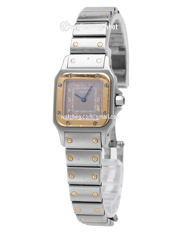 Cartier Santos Mens watch Unisex Quartz Gold Steel W20031C4 1567 2