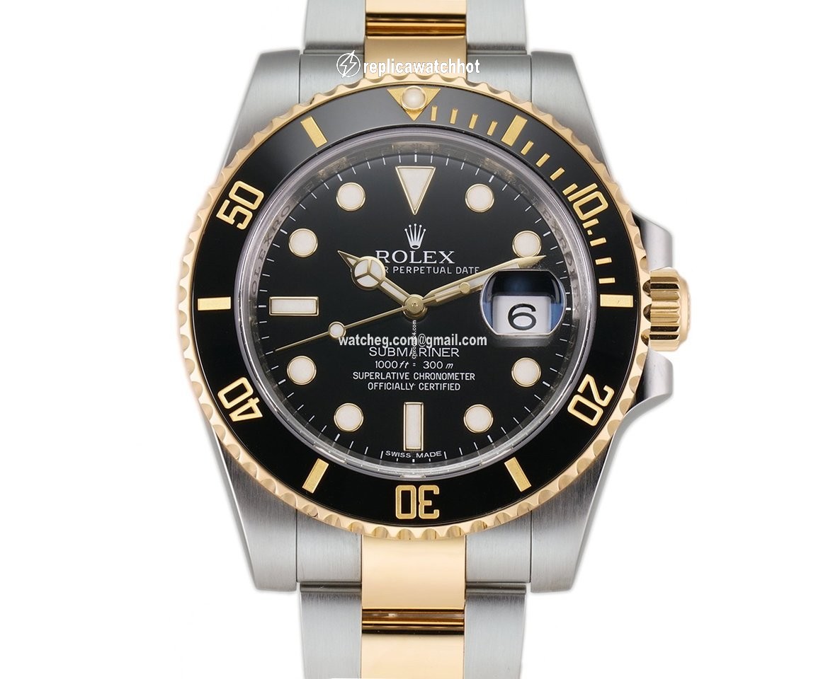 Rolex Submariner Date Gold Steel Automatic 116613 LN 2