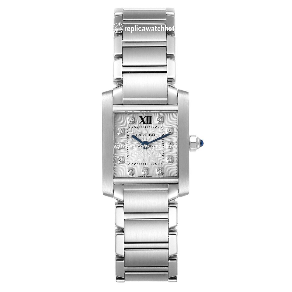 Cartier Tank Francaise Womens watch Quartz Steel WE110006 2