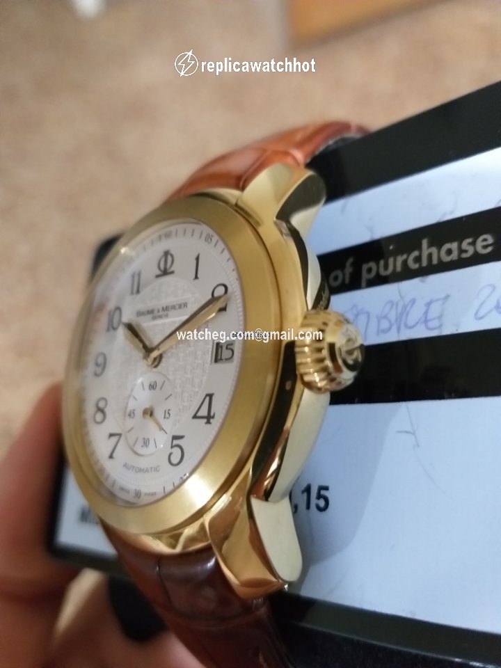 Baume & Mercier Capeland Mens watch Unisex Automatic Yellow gold 65486 - M0A08500 2