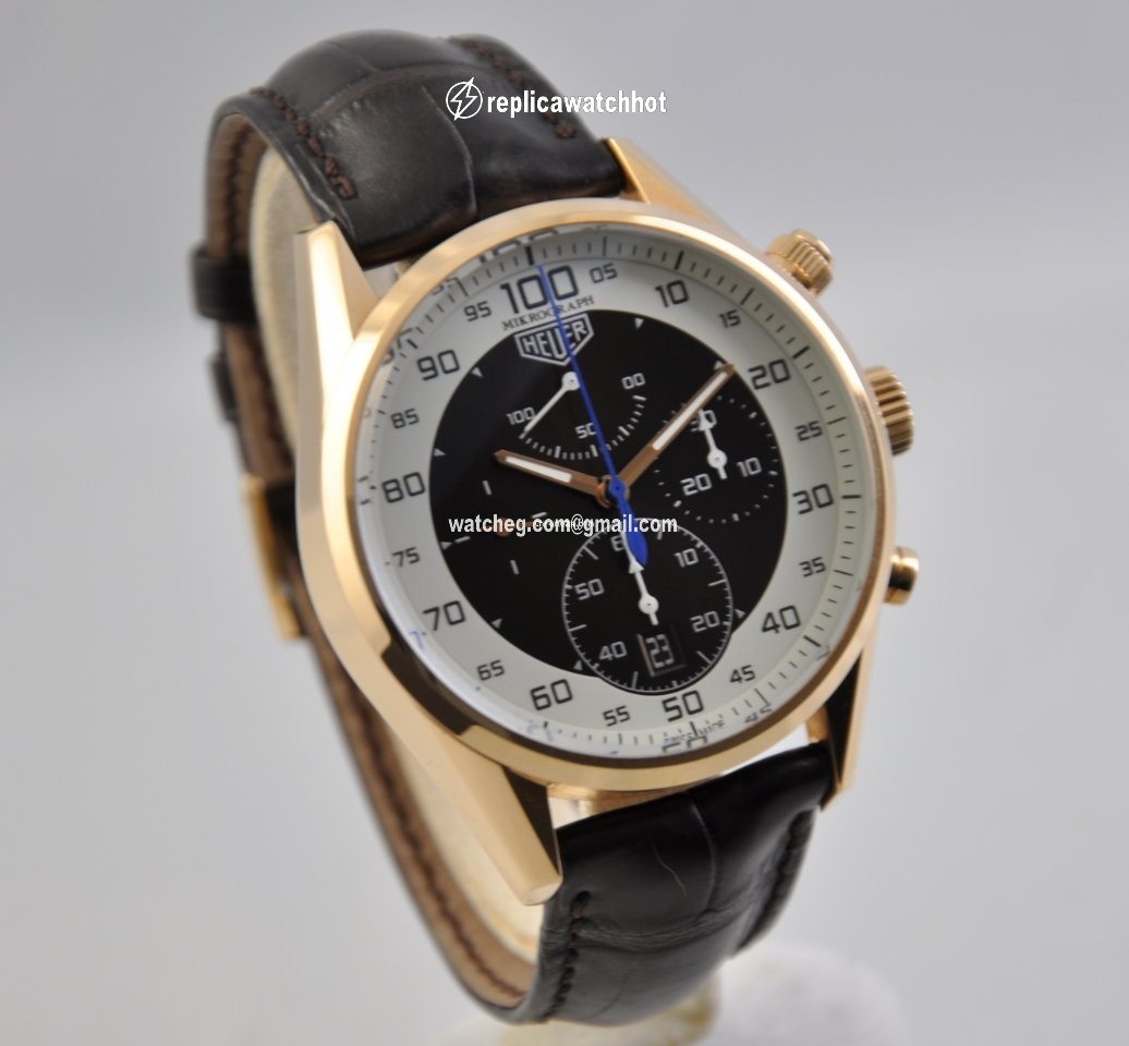 TAG Heuer Carrera Mikrograph Mens watch Unisex Automatic Rose gold CAR5040 2