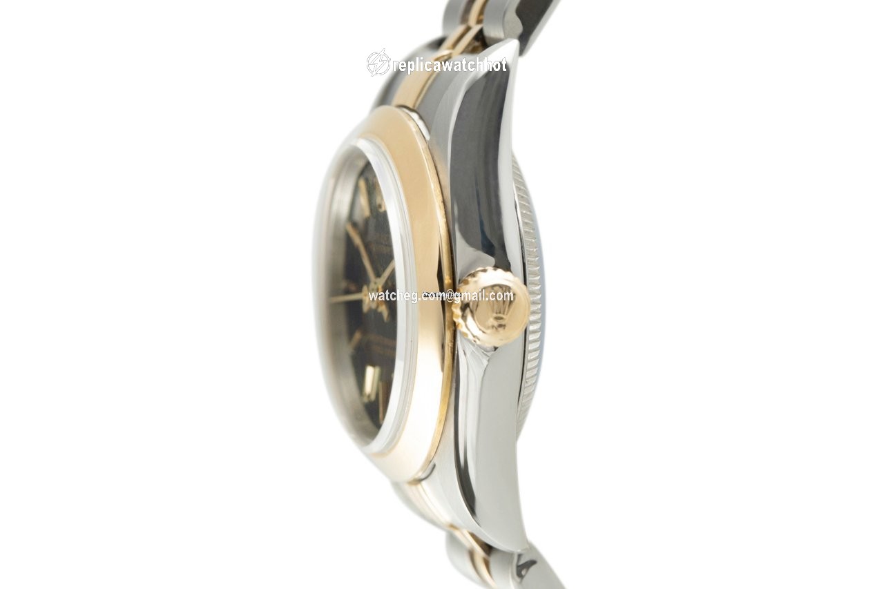 Rolex Oyster Perpetual Womens watch Gold Steel Automatic 76183 2