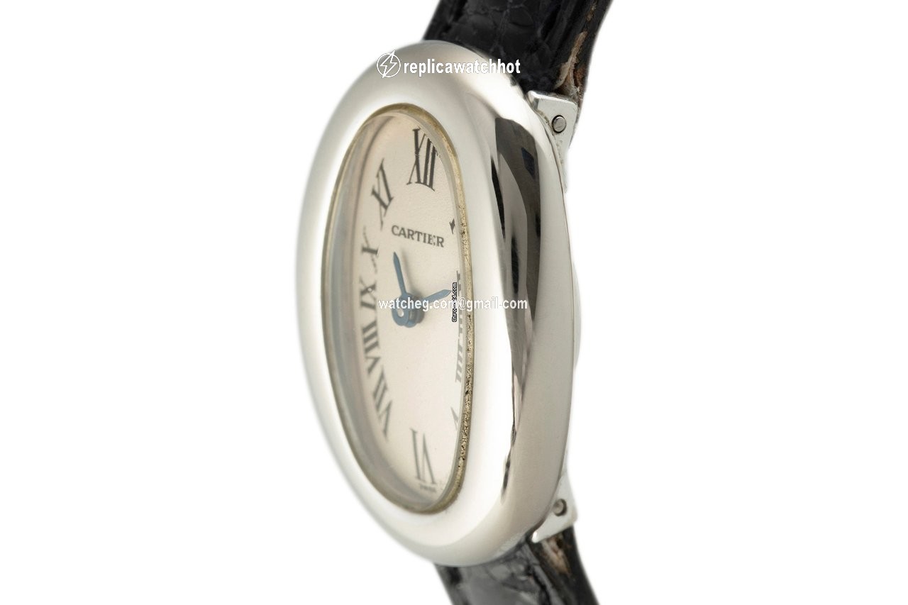 Cartier Baignoire Womens watch Quartz White gold 2369 2