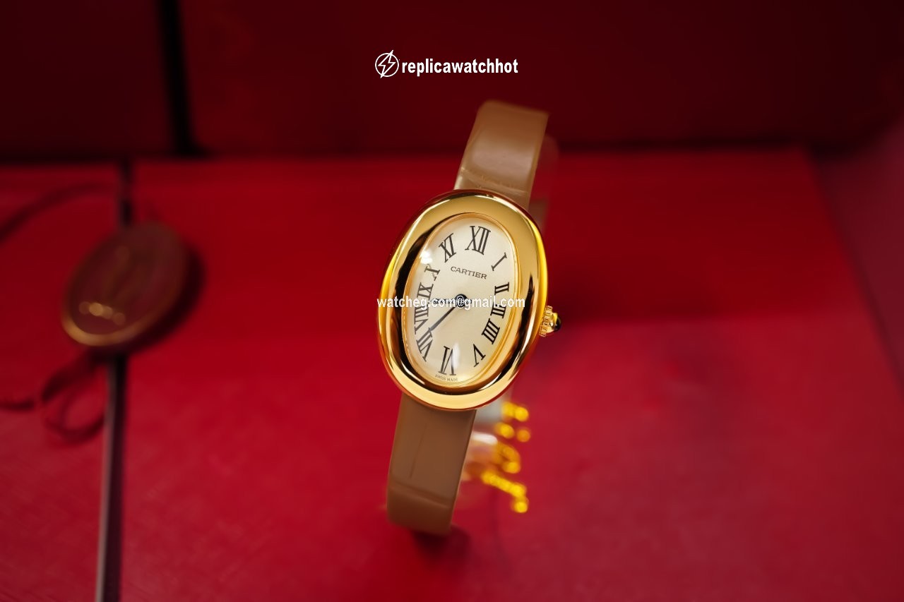 Cartier Baignoire Womens watch Quartz Yellow gold WGBA0007 2