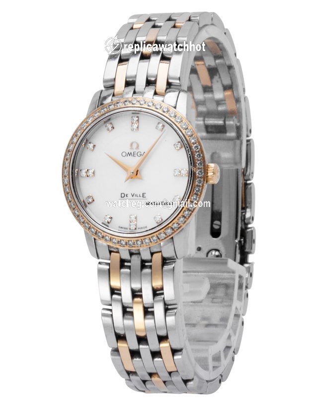 Omega De Ville Prestige Mens watch Unisex Quartz Yellow gold 413.25.27.60.55.001 2