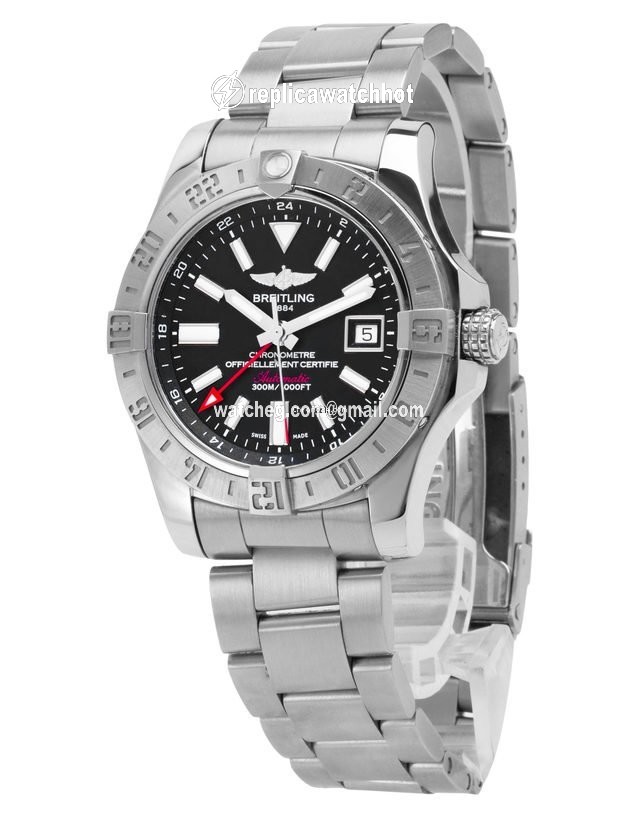 Breitling Avenger II GMT Mens watch Unisex Automatic Steel A32390111B1A1 2
