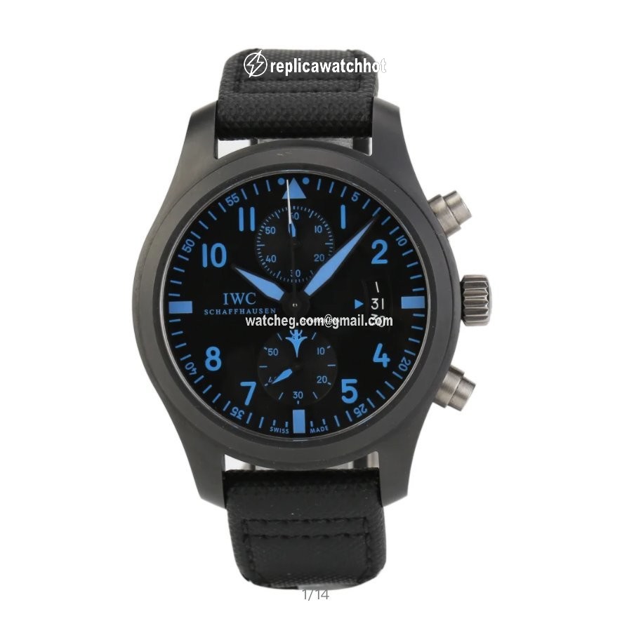 IWC Pilot Chronograph Top Gun Ceramic IW388003 2