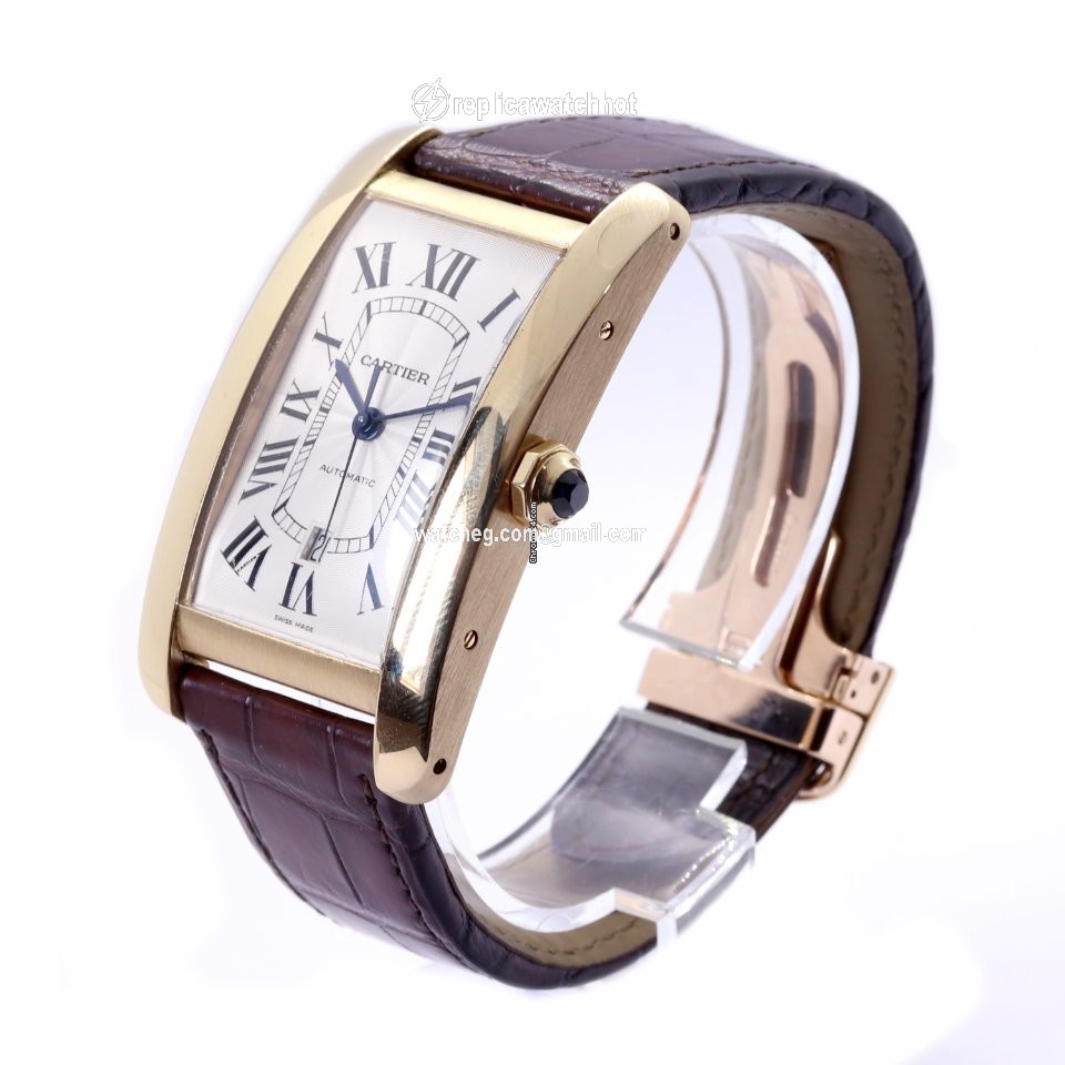 Cartier Tank Americaine Mens watch Unisex Automatic Yellow gold 2926 2