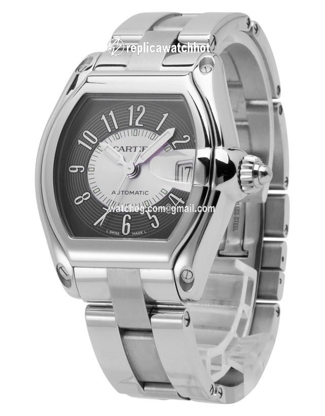 Cartier Roadster Mens watch Unisex Automatic Steel W62001V3 2510 2
