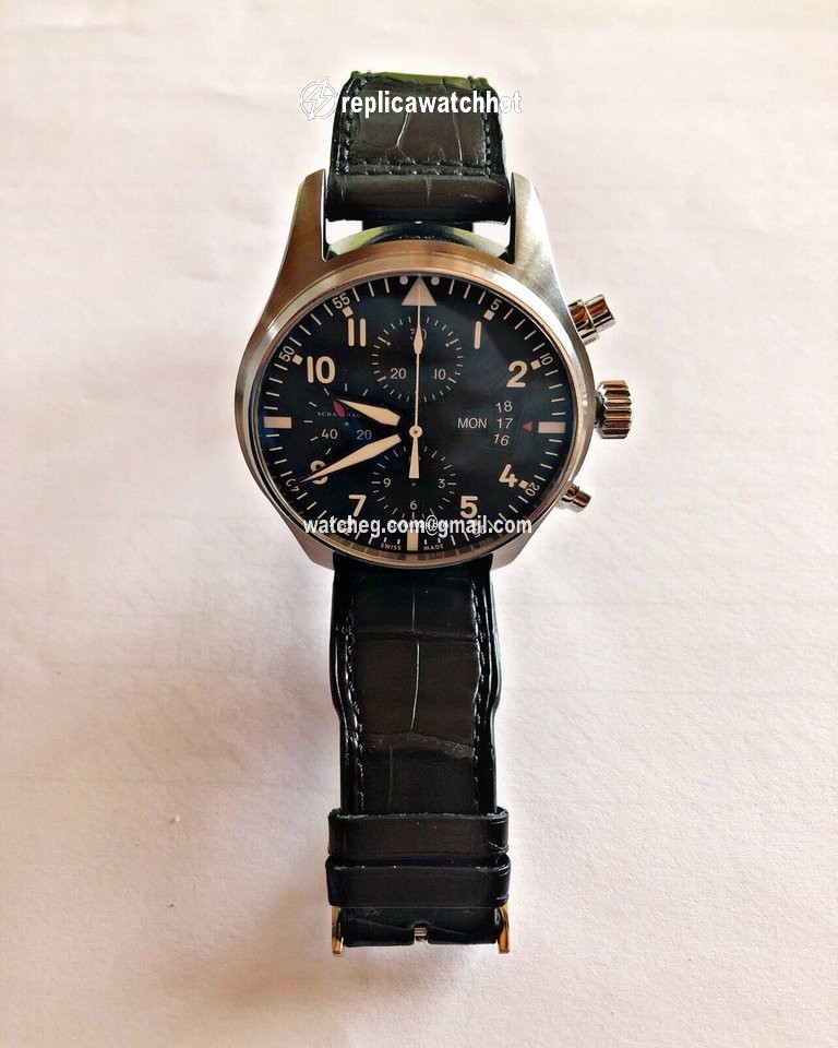 IWC Pilot Chronograph Mens watch Unisex Automatic Steel IW3777 2