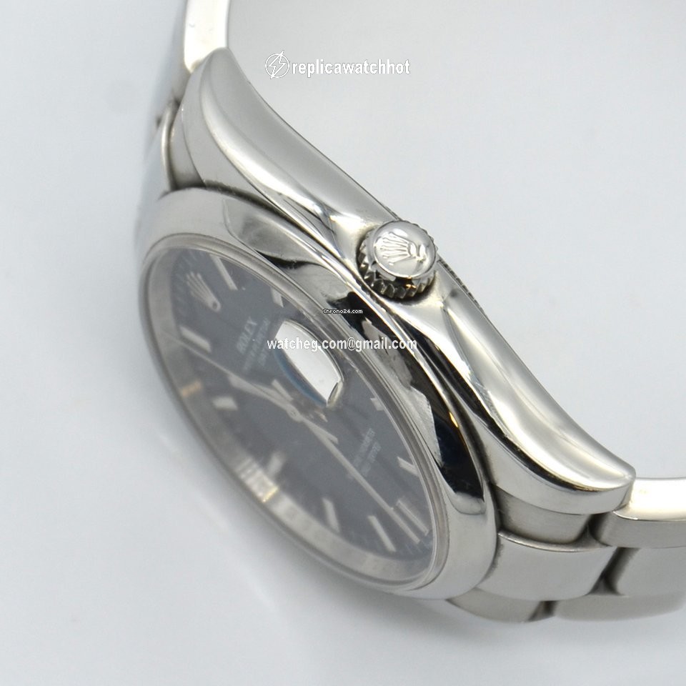 Rolex Oyster Perpetual Date Mens watch Unisex Steel Automatic 115200-0007 2