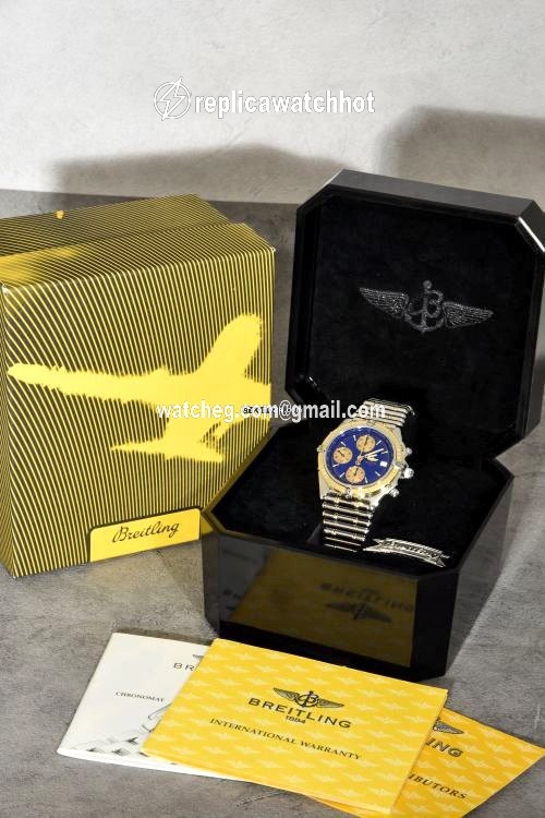 Breitling Chronomat Mens watch Unisex Automatic Gold Steel D13050 2