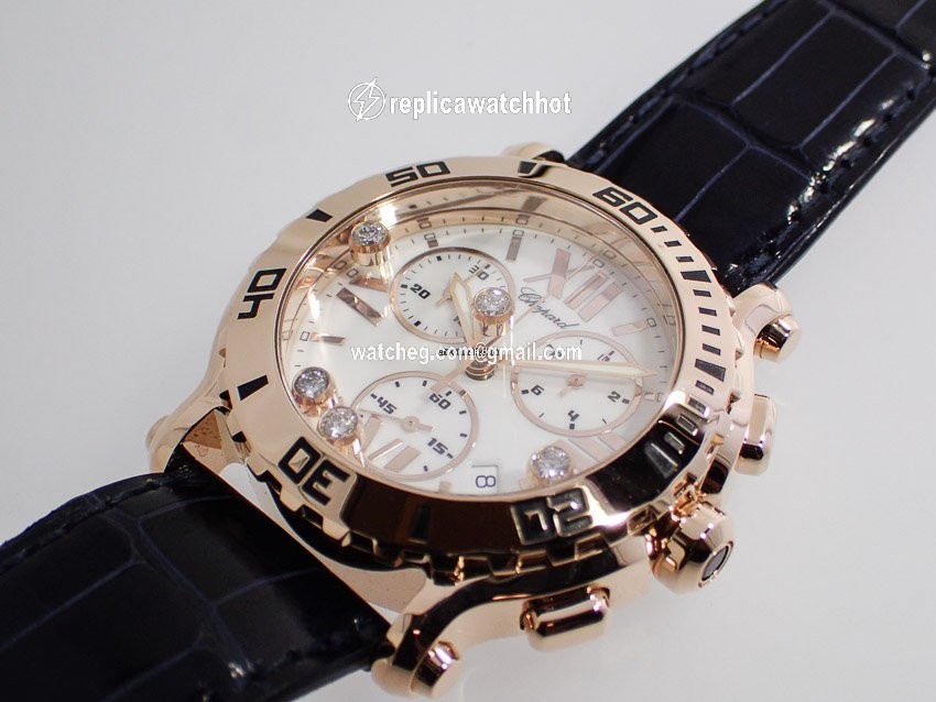 Chopard Happy Sport Womens watch Quartz Red gold 283581-5003 2