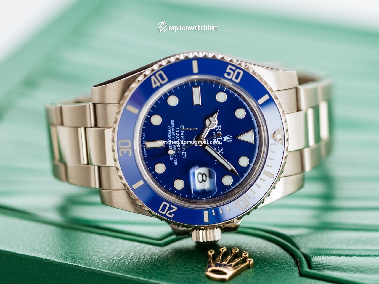 Rolex Submariner Date Mens watch Unisex White gold Automatic 116619-LB 2