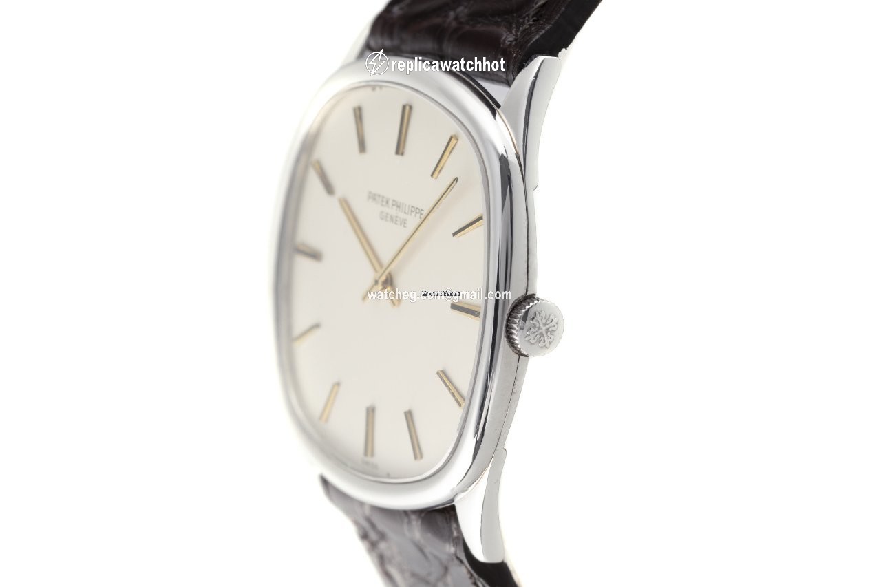 Patek Philippe Golden Ellipse Mens watch Unisex Manual winding White gold 3644 2