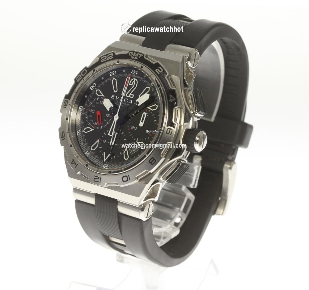 Bulgari Diagono Mens watch Unisex Automatic Steel DP 45 STV CH GMT 2