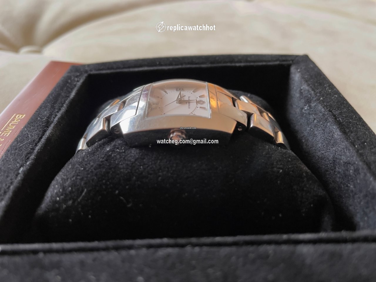 Baume & Mercier Hampton Womens watch Quartz Steel MOA 08426 - 3695385 2
