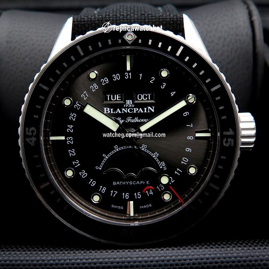 Blancpain Fifty Fathoms Bathyscaphe Mens watch Unisex Automatic Steel 5054 1110 B52A 2