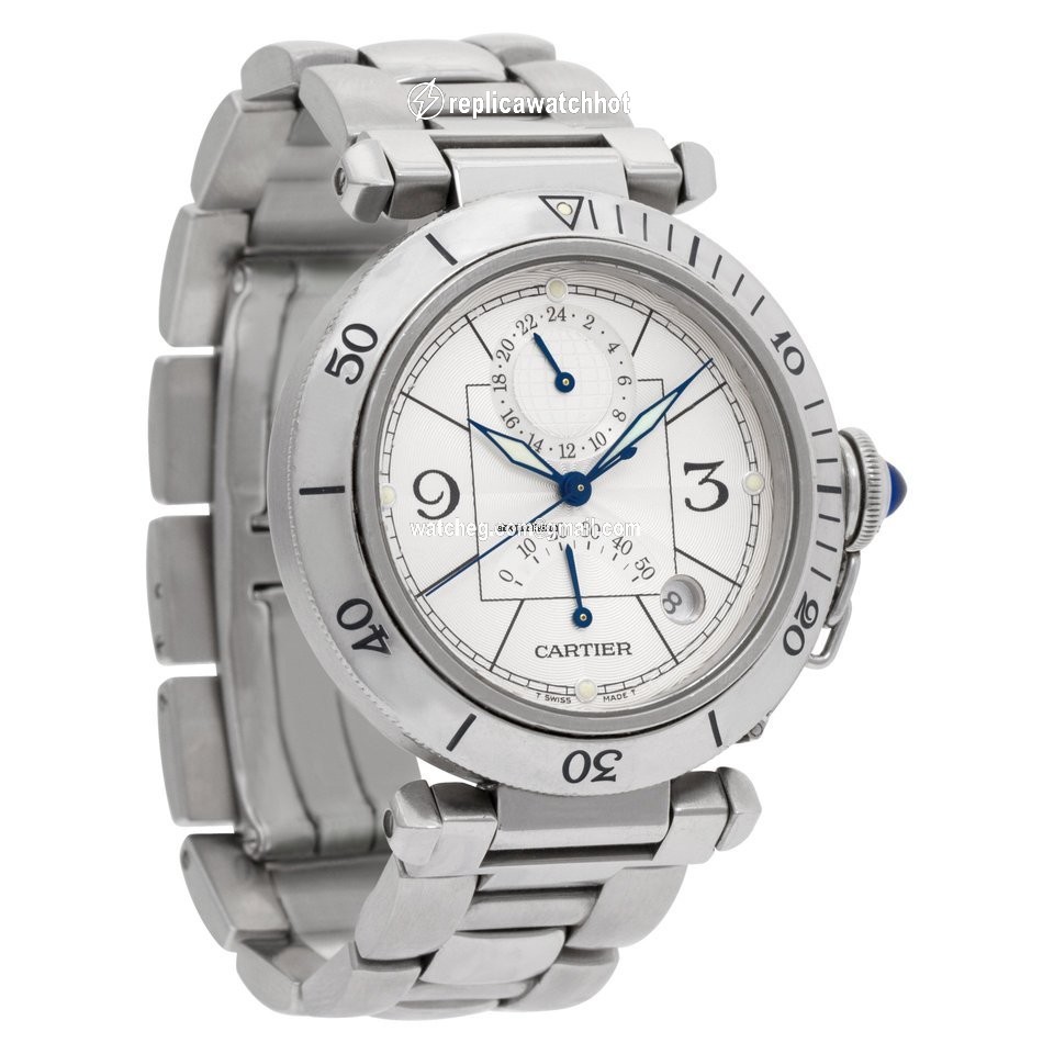 Cartier Pasha Mens watch Unisex Automatic Steel W31037H3 2