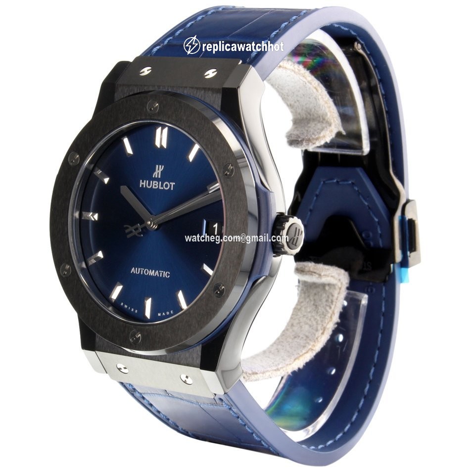 Hublot Classic Fusion Blue Mens watch Unisex Automatic Ceramic 511CM7170LR 2