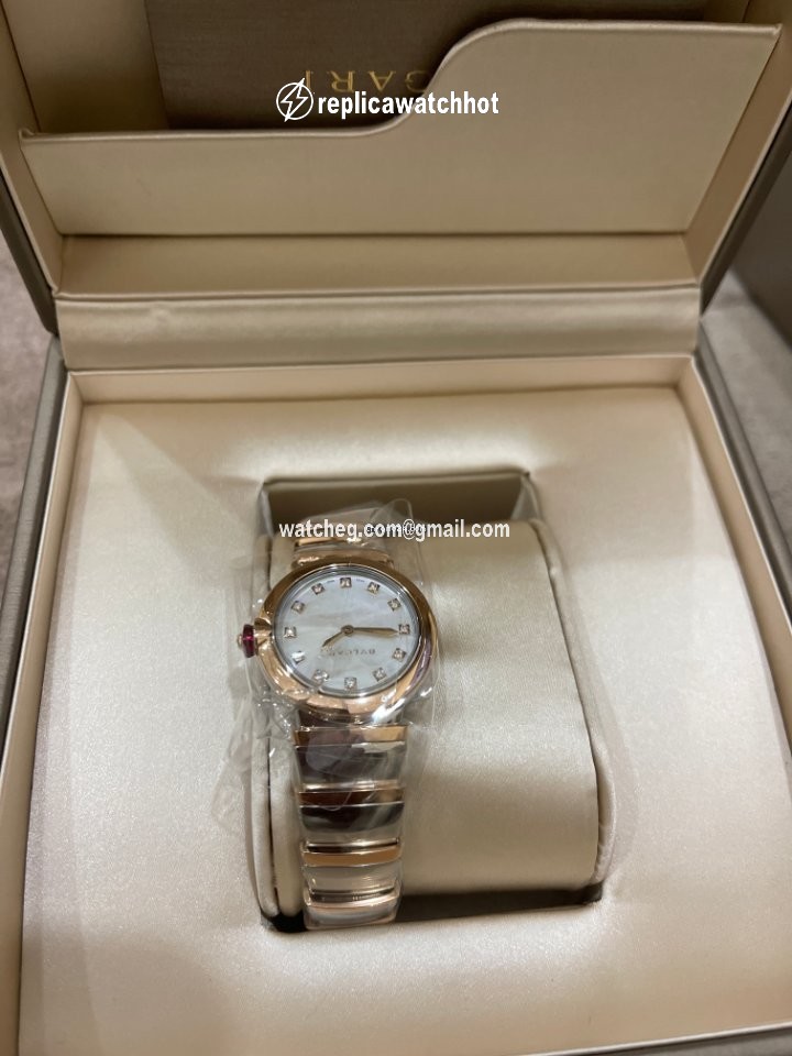 Bulgari Lucea Womens watch Quartz Gold Steel 102194 2