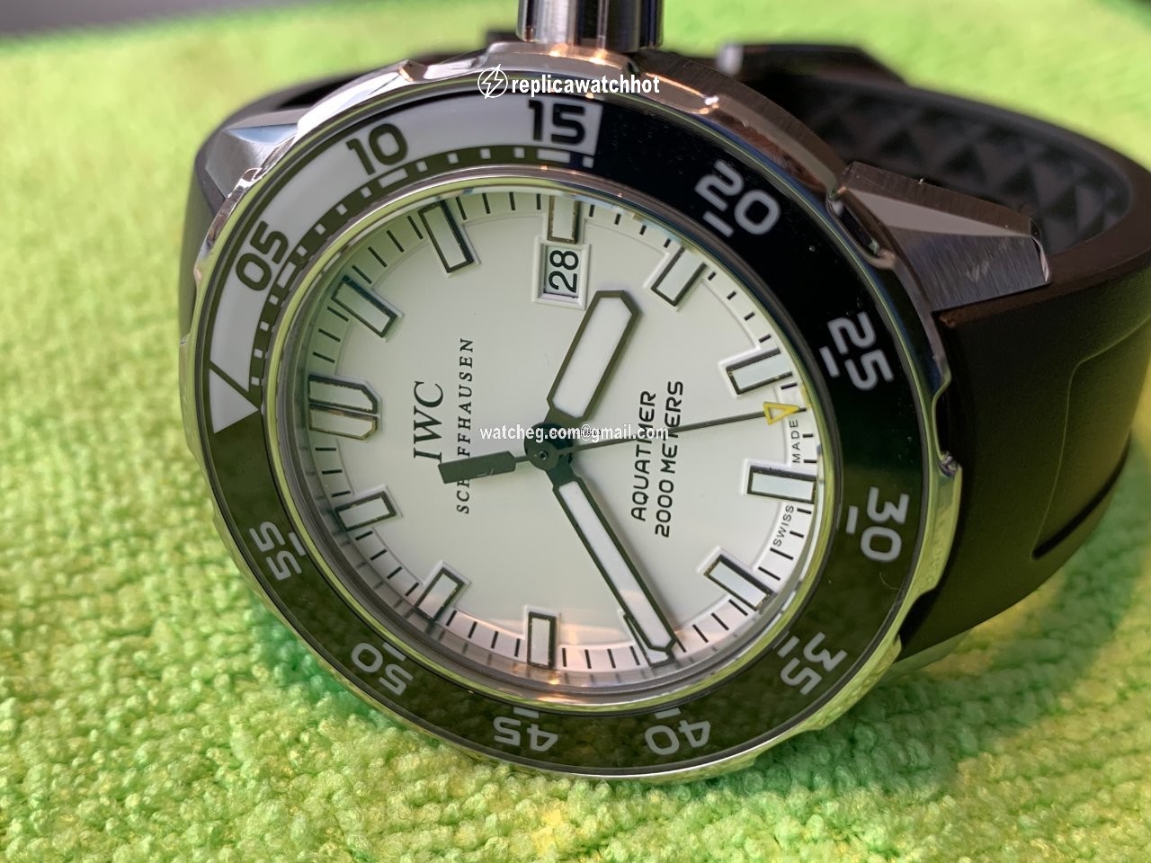 IWC Aquatimer Automatic 2000 Mens watch Unisex Automatic Steel IW356805 356805 3568-05 3568 2
