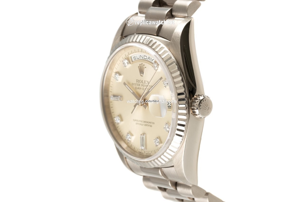 Rolex Day-Date 36 Mens watch Unisex White gold Automatic 18239 2