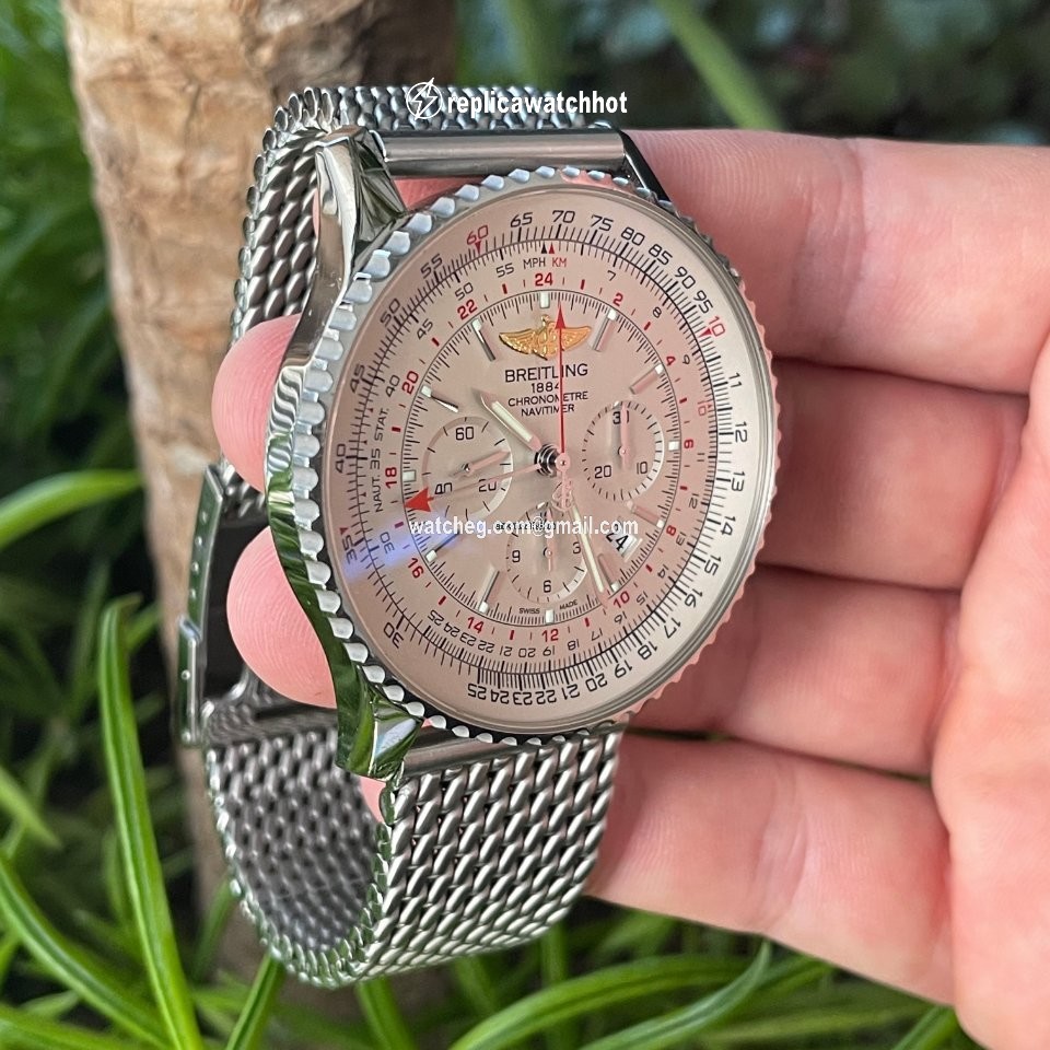 Breitling Navitimer GMT Mens watch Unisex Automatic Steel AB044121.G783.443A 2