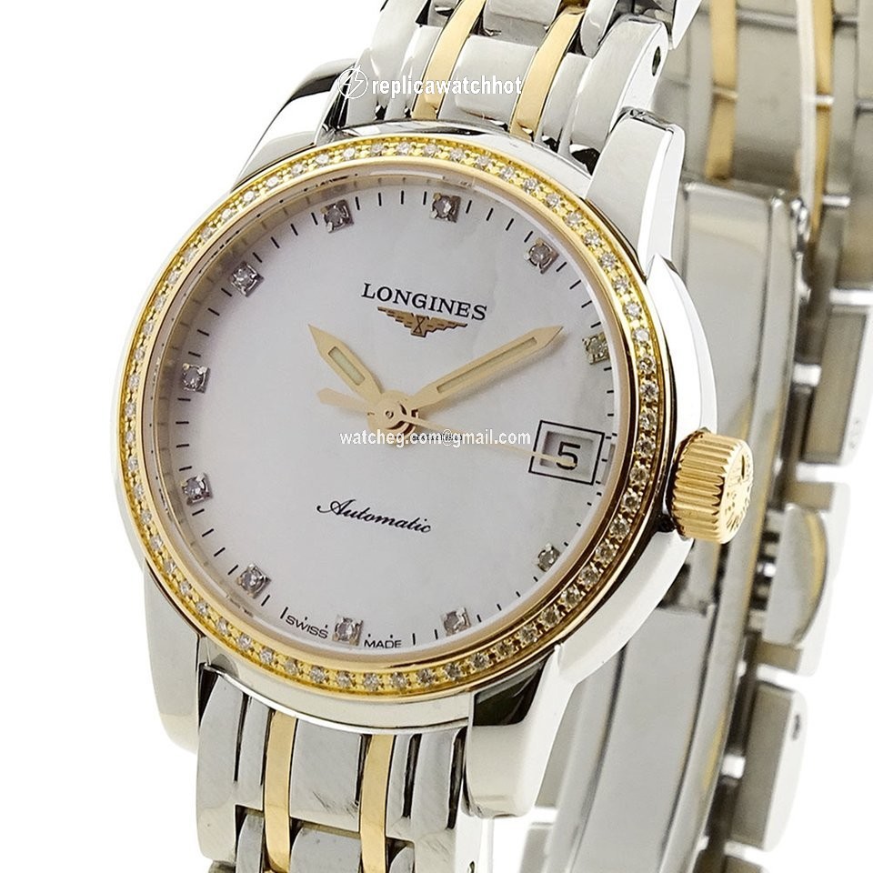 Longines Saint-Imier Womens watch Automatic Gold Steel L2.263.5.87.7 2
