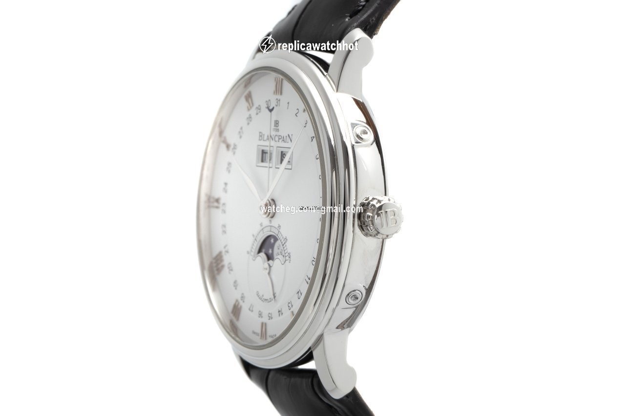 Blancpain Villeret Quantieme Complet Mens watch Unisex Automatic Steel 6263 2