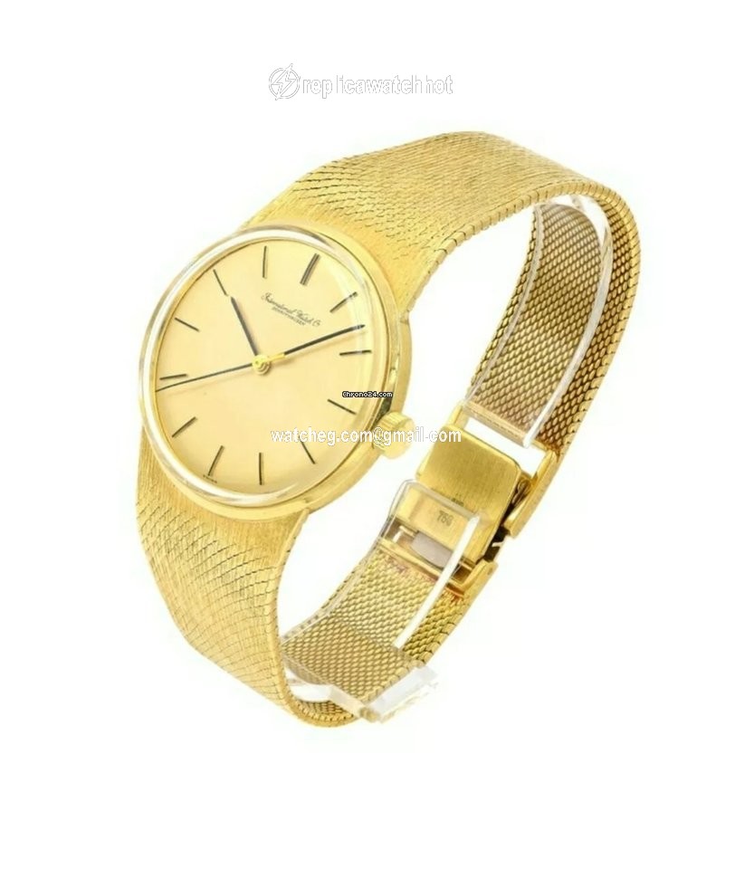 IWC Mens watch Unisex Manual winding Yellow gold 2132325 2