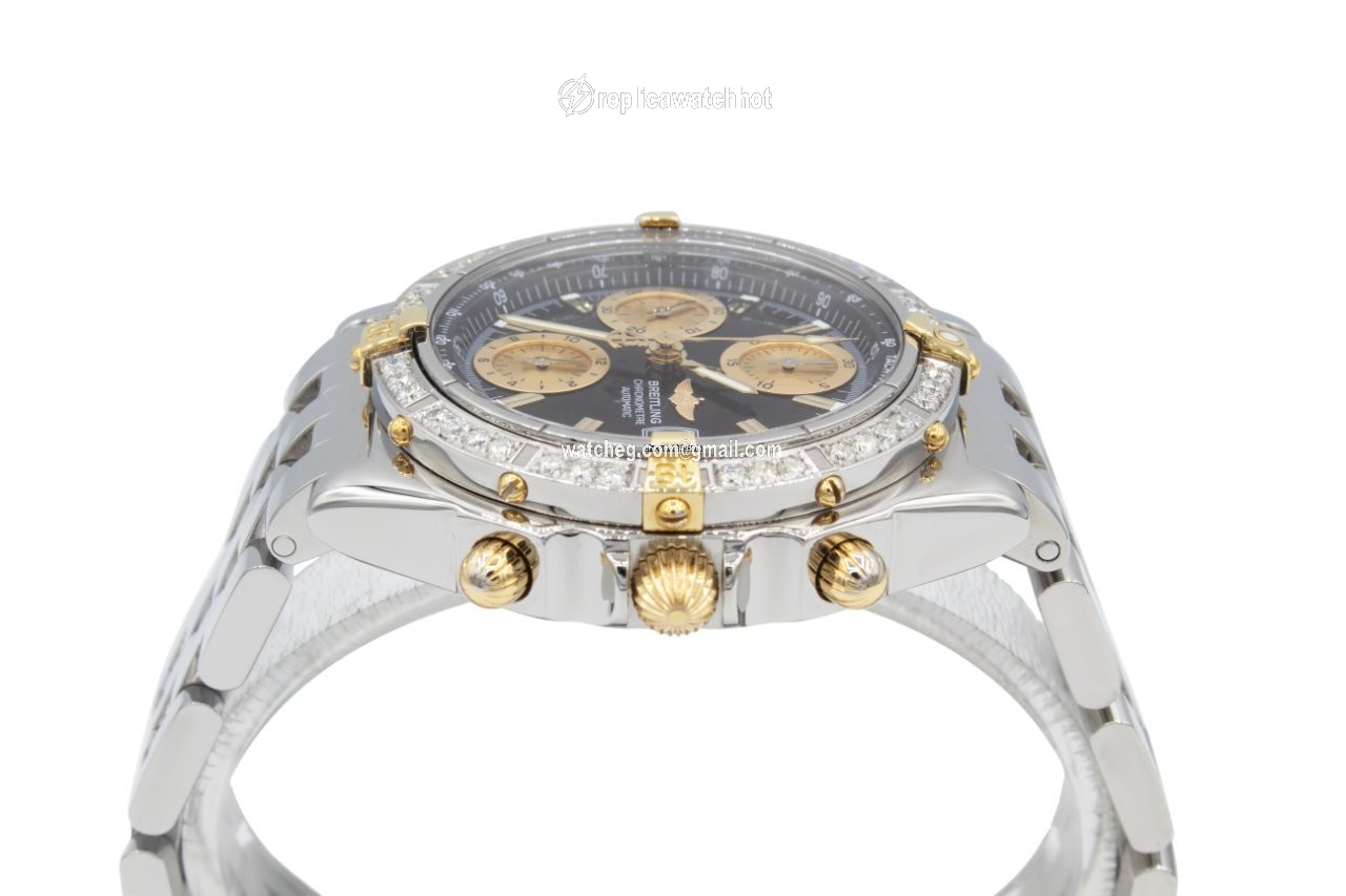Breitling Chronomat Mens watch Unisex Automatic Gold Steel B13352 2