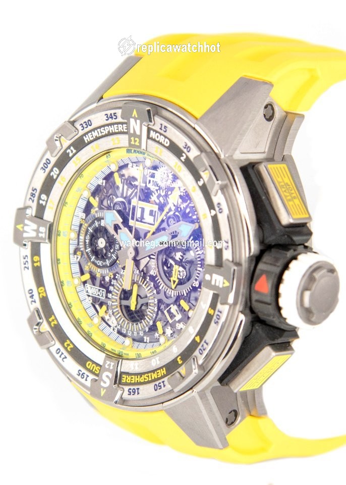 Richard Mille Mens watch Unisex Automatic Titanium RM60-01 Ti 2