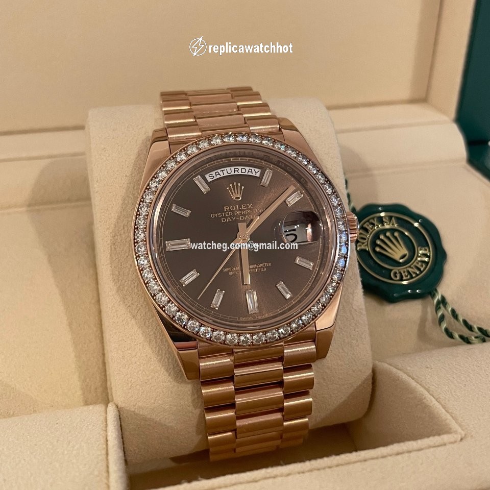Rolex Day-Date 40 Mens watch Unisex Rose gold Automatic 228345RBR-0006 2