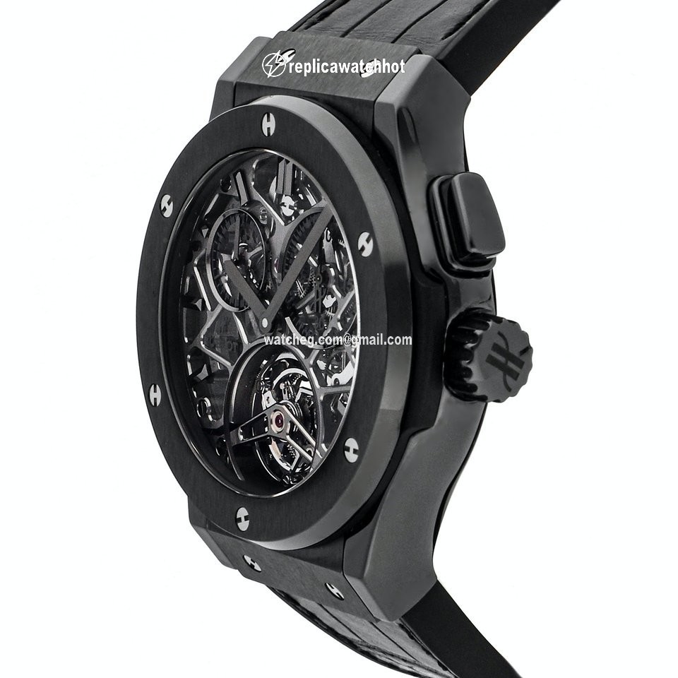 Hublot Classic Fusion 45, 42, 38, 33 mm Mens watch Unisex Manual winding Ceramic 506.CM.0140.LR 2