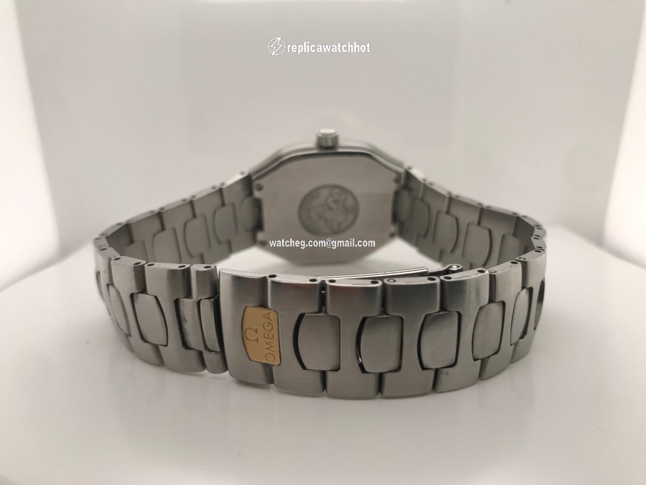 Omega Seamaster Mens watch Unisex Quartz Gold Steel DB 386.0820 2