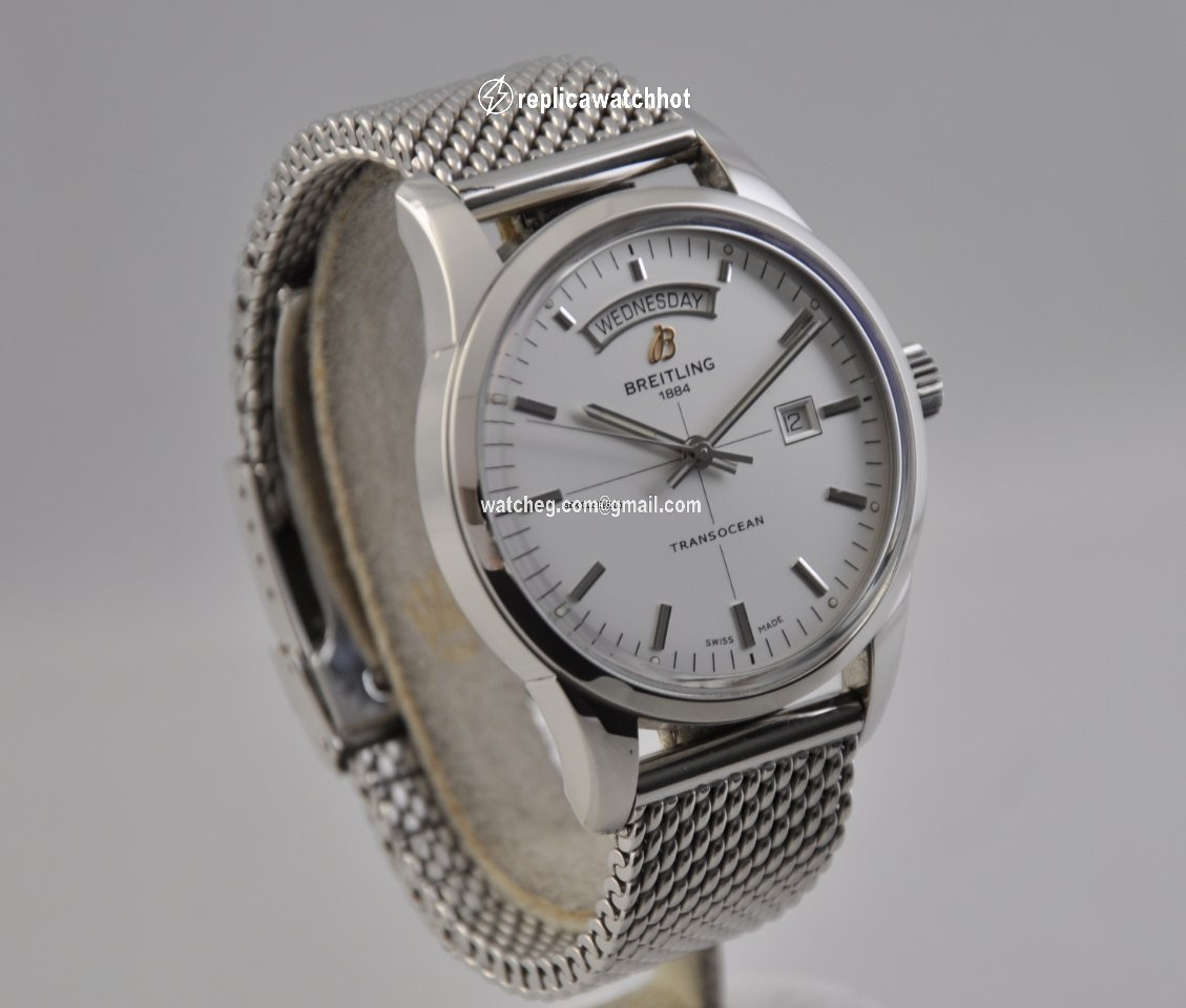 Breitling Transocean Day & Date Mens watch Unisex Automatic Steel A4531012 G751 154A 2