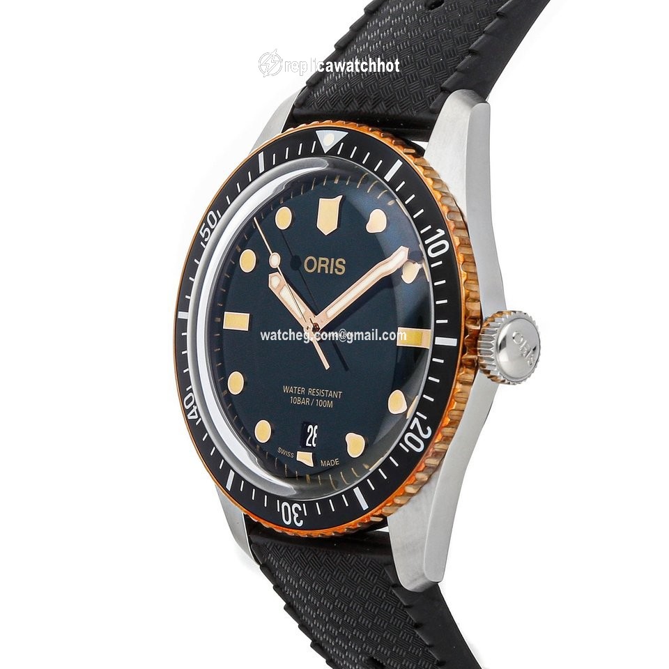 Oris Divers Sixty Five Mens watch Unisex Automatic Steel 01 733 7707 4357-07 4 20 18 2